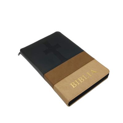 China paper & Cardboard Bible Printing Service High Quality Kjv Softcover Printing Bible With Zipper for sale