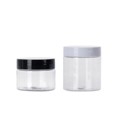 China Jinyu Food Packaging Plastic Jar 30ml 50ml 80ml 100ml 120ml 150ml Empty Cosmetic Honey PET Plastic Cookie Container Food Jar With Lid for sale