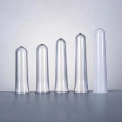 China Neck Size Pet Preform Bottle Raw Materials Cosmetic Custom Transparent Pet Bottle Preform for sale