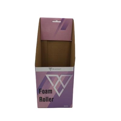 China Wholesale Customized Recyclable Packaging Box Corrugated Single Folding Display Box for sale