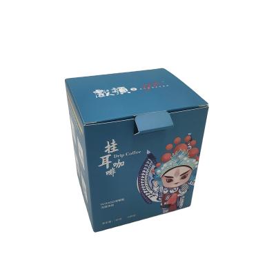 China Wholesale Recyclable Logo Small Tea Bag Gift Cardboard Coffee Tea Packaging Box Custom Cardboard Paper Tea Packing Box for sale