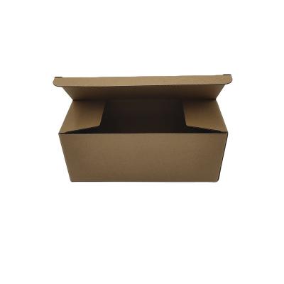 China Custom Wholesale Recyclable Kraft Paper Packaging Box Folding Single Folding Packaging Box for sale