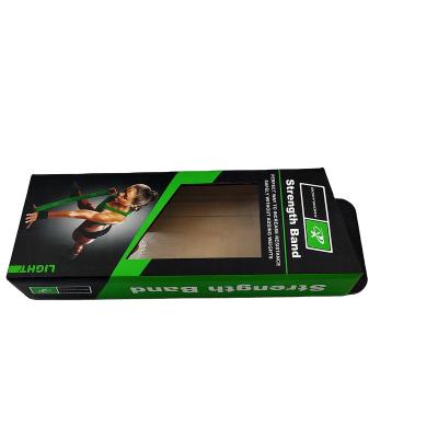 China Recyclable Custom Color Printed Sporting Goods Packing Box Cardboard With PVC Window for sale