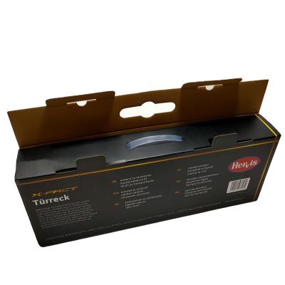 China Recyclable Sporting Goods Packaging Corrugated Cardboard Box With Plastic Handle for sale