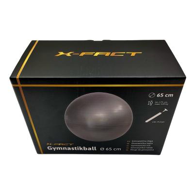 China Packaging Container Sporting Goods Recyclable Customized Paper Fitness 65cm Yoga Balls Corrugated Color Box for sale