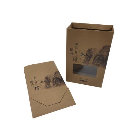 China Factory Wholesale Custom Customizable Paper Bags Recyclable Directly With PVC Cards Window Plain Paper Bags for sale