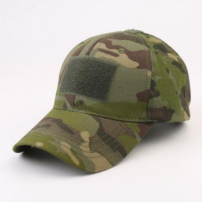 China COMMON Custom Logo Embroidery Army Green Outdoor Man Camouflage Sports Tactical Baseball Cap for sale