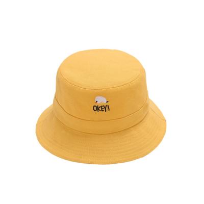 China Newest COMMON Simple Fashion OEM Your Own Custom Solid Popular Design Single Bucket Hat Terry Towel Bucket Hat With Twine for sale