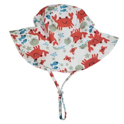 China New character spring and summer children's hat 6 piece quick-drying bucket hat baby big gutters hat kids sun hat for sale