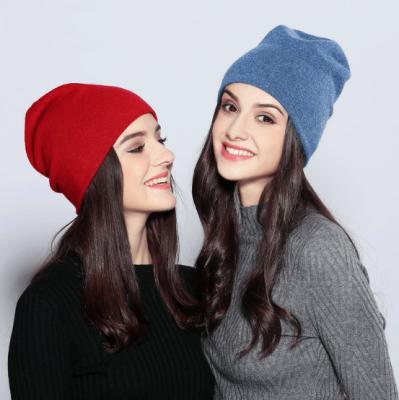 China COMMON fashion solid stretch knitted beanies women casual hats knit knit hats crochet beanies men ski hats wool knit hats for sale