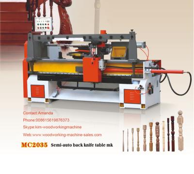 China MC2035 Semi-auto back knife wood lathe produce wooden chair leg for sale