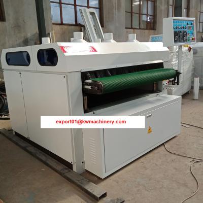 China Wire brush drawing wood floor steel brush machine for sale