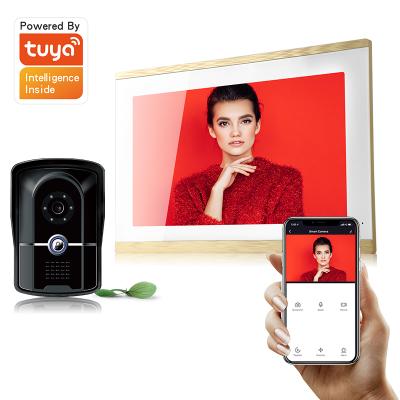 China Waterproof 10 Inch Resolution Support Tuya Smart WiFi Door Phone Intercom Doorbell HD Video Camera for sale