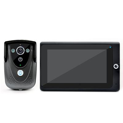 China Smart Video Door Phone Doorbell Touch Screen Wireless Wifi Video Intercom For Villa for sale