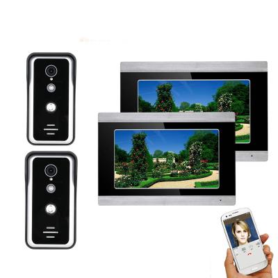 China Video Video Door Phone System WIFI TUYA Metal Intercom Home Intercom With 7 Inch Monitor 4 Wire 2 for sale