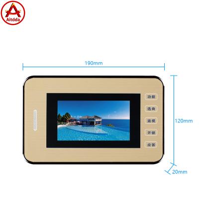 China Open/Monitoring/Aitdda Calling/Internal Recording New Video Door Intercom 4.3 Inch Color Touch Screen Video Door Phone for sale