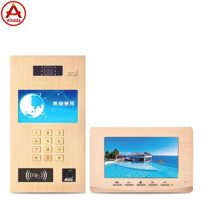 China Support up to 9999 design mode Aitdda Household IP multi building smart phone video intercom tcp intercom for sale