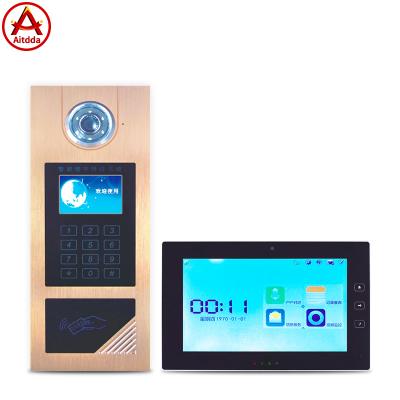 China Support Free Sample Aitdda Of Up To 9999 Households 10 Inch Multi Touch Screen Apartment Smart Building Video Intercom for sale