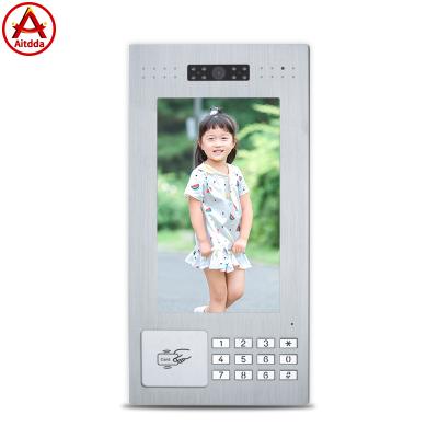 China Support up to 9999 Household Aitdda 10 Inch Full Digital TCP/IP IP Video Intercom For Buildings Muti-Unit Video Intercom for sale