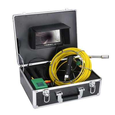 China NIGHT VISION 7inch DVR 17mm Pipe Inspection Video Camera 20M Waterproof IP68 Drain Sewer Inspection Camera System for sale