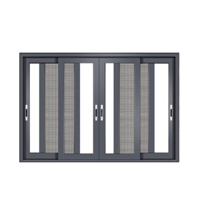 China Screen Window Curtains Proof Designs Magnetic Door and Hi Q Security Roll Up Glass Burglar Frames Fancy Aluminum Wooden Windows Sliding Doors 3 for sale