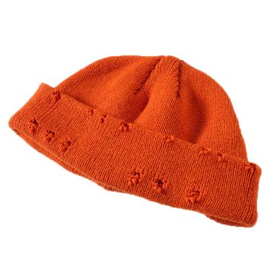 China Wholesale JOINT hot sale hip hop skullcap fringed knitted hat winter unisex knit plain skull hat for sale