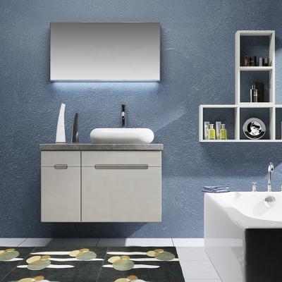 China China Supplier Eco-friendly White Wooden Bathroom Vanity For Small Bathrooms for sale