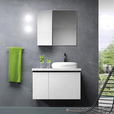 China High Quality Eco - Friendly Modern Wall Mounted Bathroom Vanity Cabinet For Laundry Room for sale