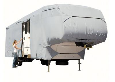 China New Easy Setup 5th Wheel Caravan Durable Rv Cover , Fits 33' - 37' RVs for sale