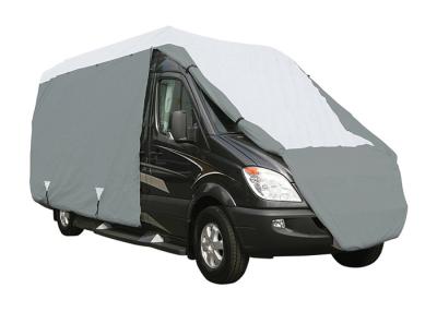 China Weather Protection Rv Camper Covers , Breathable Rv Cover Class B Gray Black Colour for sale