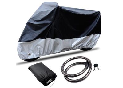 China Universal Breathable Motorcycle Cover , Heat Resistant Motorcycle Cover With Lock for sale