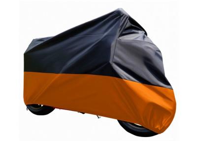 China Black / Orange Motorcycle Rain Cover For Honda Kawasaki Yamaha Suzuki Harley Davidson for sale