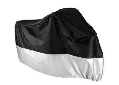 China Double Stitched Waterproof Motorcycle Covers For Outside Storage Mildew Resistant for sale