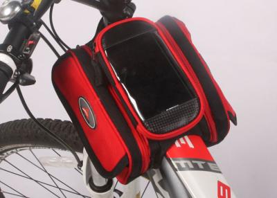 China Water Resistant Bicycle Top Tube Bag , Small Top Tube Phone Bag 12*10*5CM for sale