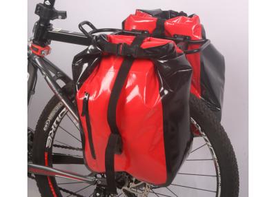 China Secure 3 Point Connection Mountain Bike Bag Waterproof Material Red Color for sale