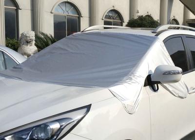 China 210D Material Protective Car Cover Silver Car Windshield Cover For SUV / Truck for sale