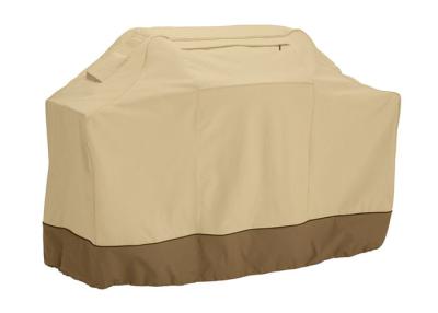 China 58 Inch Waterproof Furniture Covers Bbq Cover Large Heavy Duty Pebble Color for sale