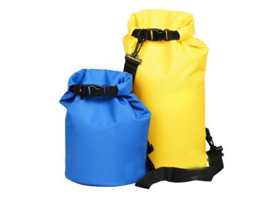 China Custom 100% Waterproof Dry Bags Yellow / Blue Color 500D PVC Material for sale