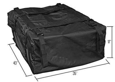 China Large Capacity PVC Coated Nylon Roof Top Cargo Bag / Roof Rack Storage Bag for sale