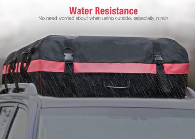 China 10 Cubic Feet Roof Top Bags For Cars With Water Resistant PVC coated 600D Nylon for sale