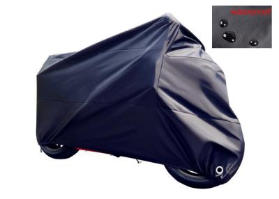 China Black 10D Waterproof Motorcycle Rain Cover for Honda / Yamaha / Suzuki for sale