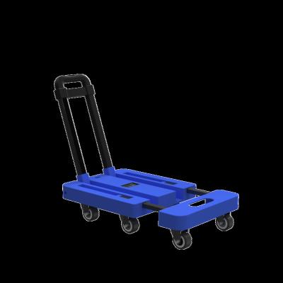 China Hot Sale Heavy Duty Storage Shelves With 6 Wheels And Adjustable Hand Pallet Truck Ffoldable Aluminum Trolley for sale