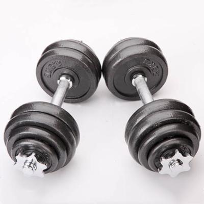 China Universal Direct Factory Painting Strength Training Dumbbell Adjustable Dumbbell Set for sale