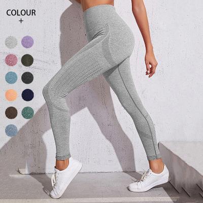 China 2021 High-waisted clothing workout hip lift breathable seamless yoga pants CRAC! crack! toe women's spats for sale