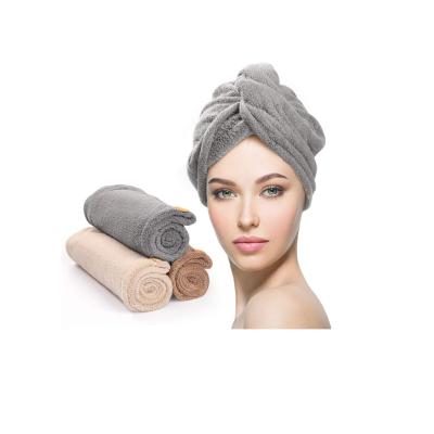 China Hair Drying Towel Microfiber Super Absorbent Quick Drying Bath Towel, Hair Towel Wrap For Curly Hair for sale