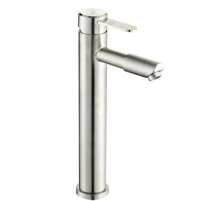 China Modern Stainless Steel Deck Mount Basin Mixer Brass Good Quality Bathroom Faucet for sale