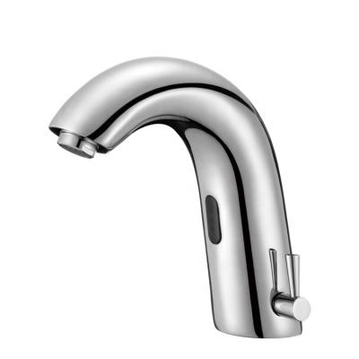 China Sense Faucets Stainless Steel Water Saving Basin Faucet Mixer Tap Automatic Spike Faucet For Bathroom for sale