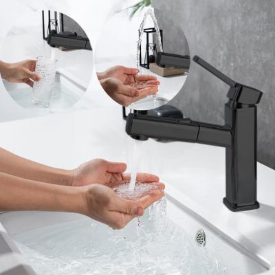 China New Style Metered Luxury DQOK Faucets Pull Down Extension Hose Basin Water Sink Faucet For Kitchen Faucet for sale