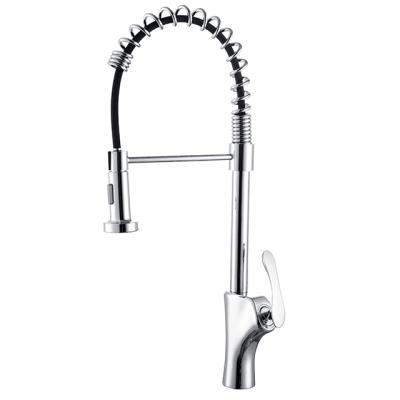 China 304 Stainless Steel Contemporary Hot and Cold Water Mixers Pull Out Kitchen Faucet for Kitchen for sale