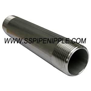 China Niple Acero Inoxidable 304/316 CEDULA 40 ROSCA el 1/2 x 3